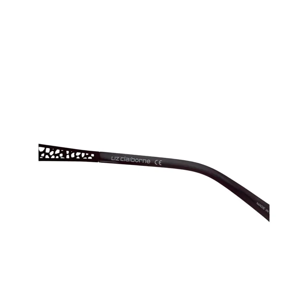 NEW Liz Claiborne 663 y2k rectangle full frame Eyeglasses in plum